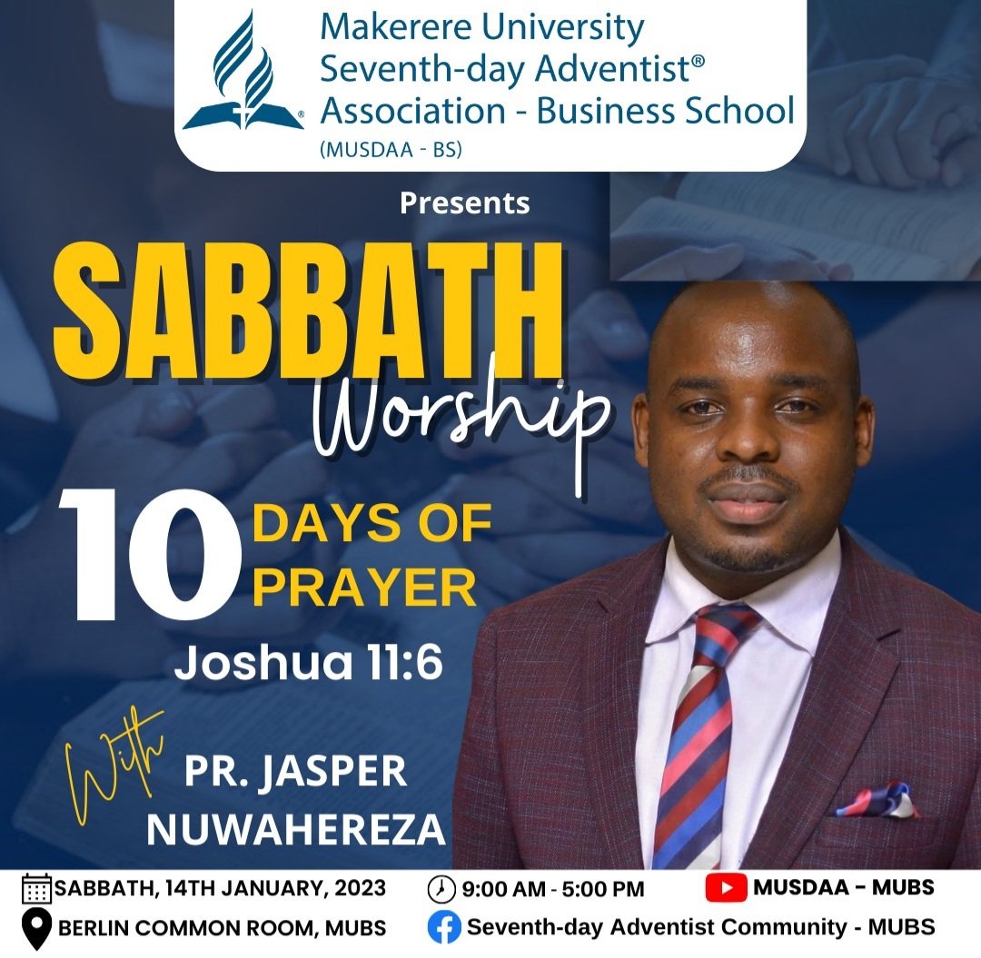 Join us for Day 4 of 10 Days of Prayer at Mubs🙏 #SabbathWorship