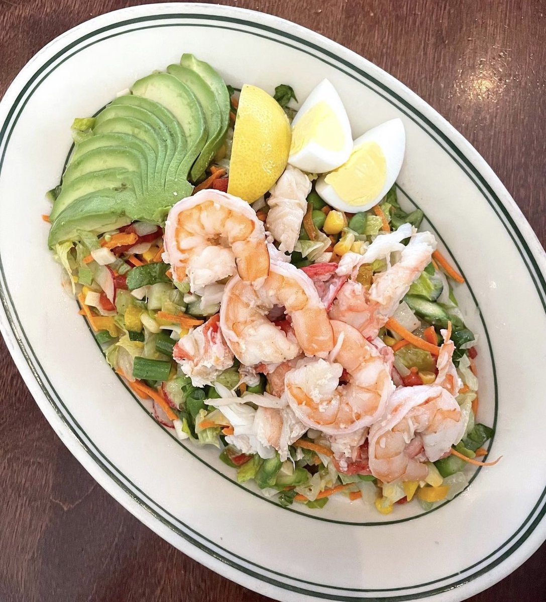 All salads are not created equal #joesseafood #seafoodchopped