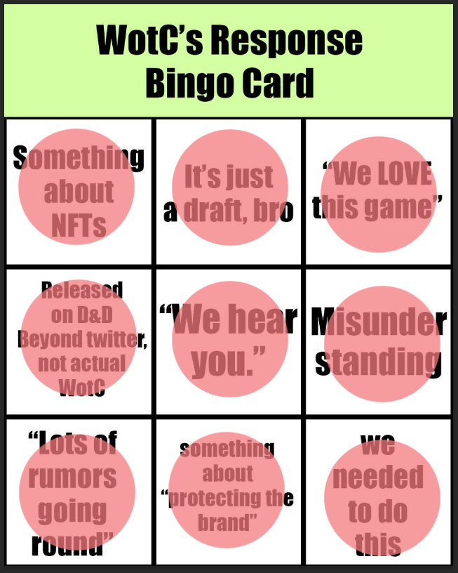 pixdraws's tweet photo. @Wizards_DnD super bingo!!! https://t.co/8OvXjwuzTY