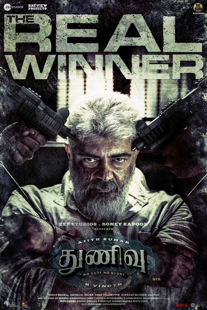 AK62TheFlim's tweet photo. T H E R E A L W I N N E R 💥💥 

#ThunivuPongal https://t.co/Hk753dDhqC