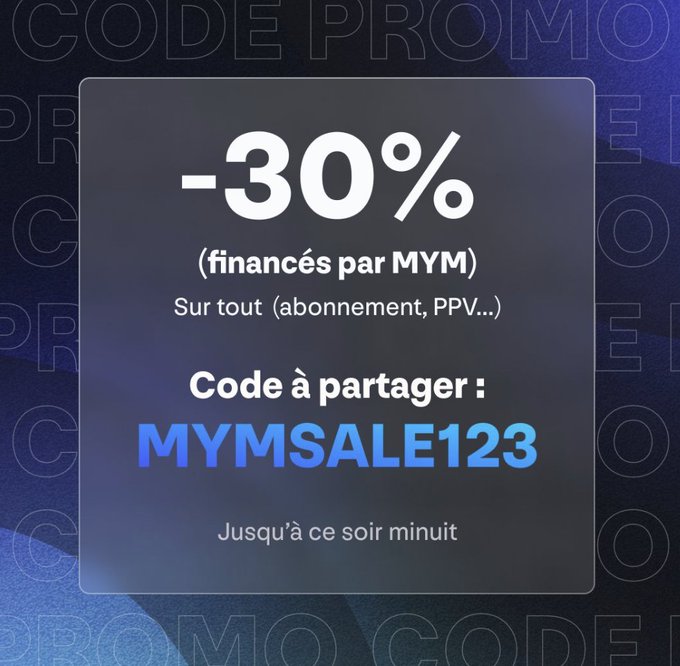 -30% OFFERTS PAR MYM jusqu'&agrave; MINUIT !! 😍 https://t.co/LZcAXvjPIC https://t.co/SwKS0N8bnm<a href="/tag/southafrica"class="tags"><span>#southafrica</span></a><a href="/tag/elephants"class="tags"><span>#elephants</span></a>