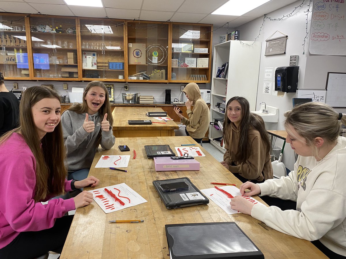 MrsWulfertFHS's tweet photo. Making transverse and longitudinal waves with Twizzlers! 🌊 #theknightway https://t.co/YDtwCO9Mvw