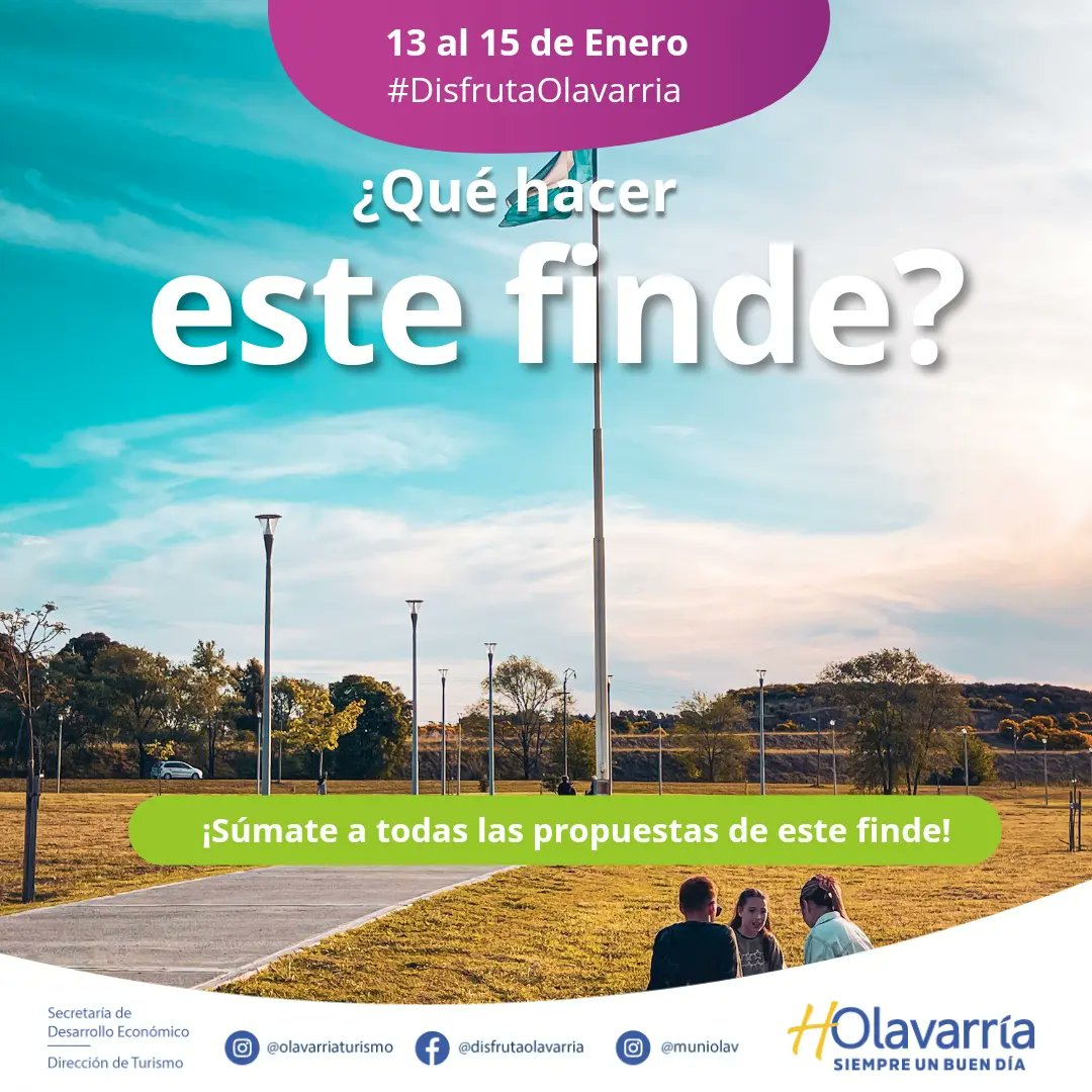 ¿Ya sabés qué hacer este finde? ¡Nosotros te contamos todas las opciones que tenés! 🥳
Mirá la agenda completa en instagram.com/p/CnXLd7-uNj4/…