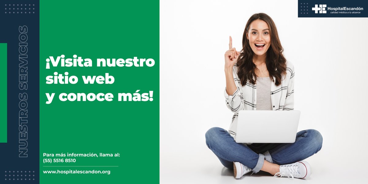 HospiEscandon's tweet photo. Entra a https://t.co/KyctITtQgT y conoce nuestros servicios, historia e instalaciones. Además puedes agendar tu consulta médica desde el sitio web #sitioweb #hospital #escandón https://t.co/QcakaUIBLB