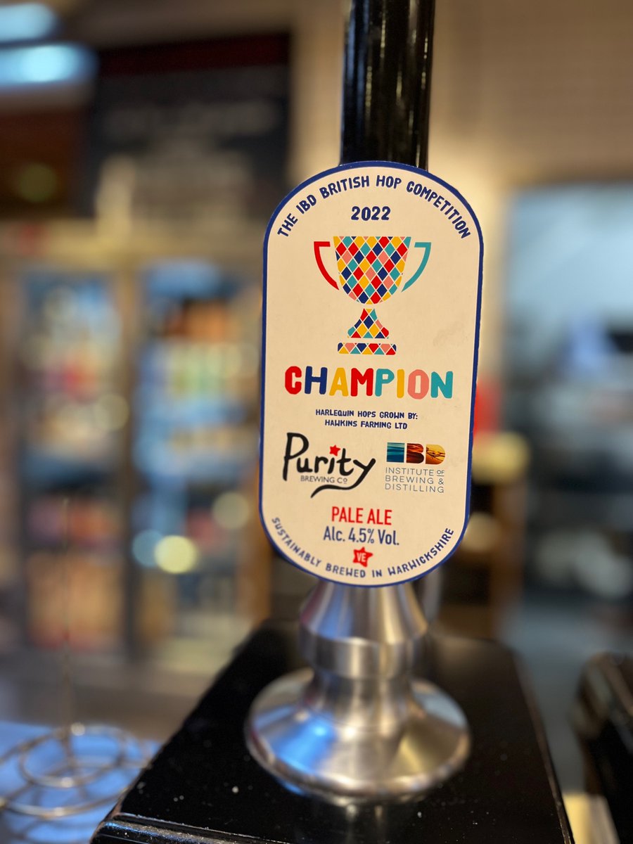 CharlesFaram's tweet photo. Charles Faram Farms hop growers Sarah Hawkins &amp; Farm Manager Matt Bailey travelled to the @PureCraftBars in Birmingham today to pick up the Overall Hop Champion award from @IBDHQ Full story on our news page.
#CreatingFlavour #HarlequinHops  #Herefordshire https://t.co/UVfTDCerqI https://t.co/H3iIsoYUVt