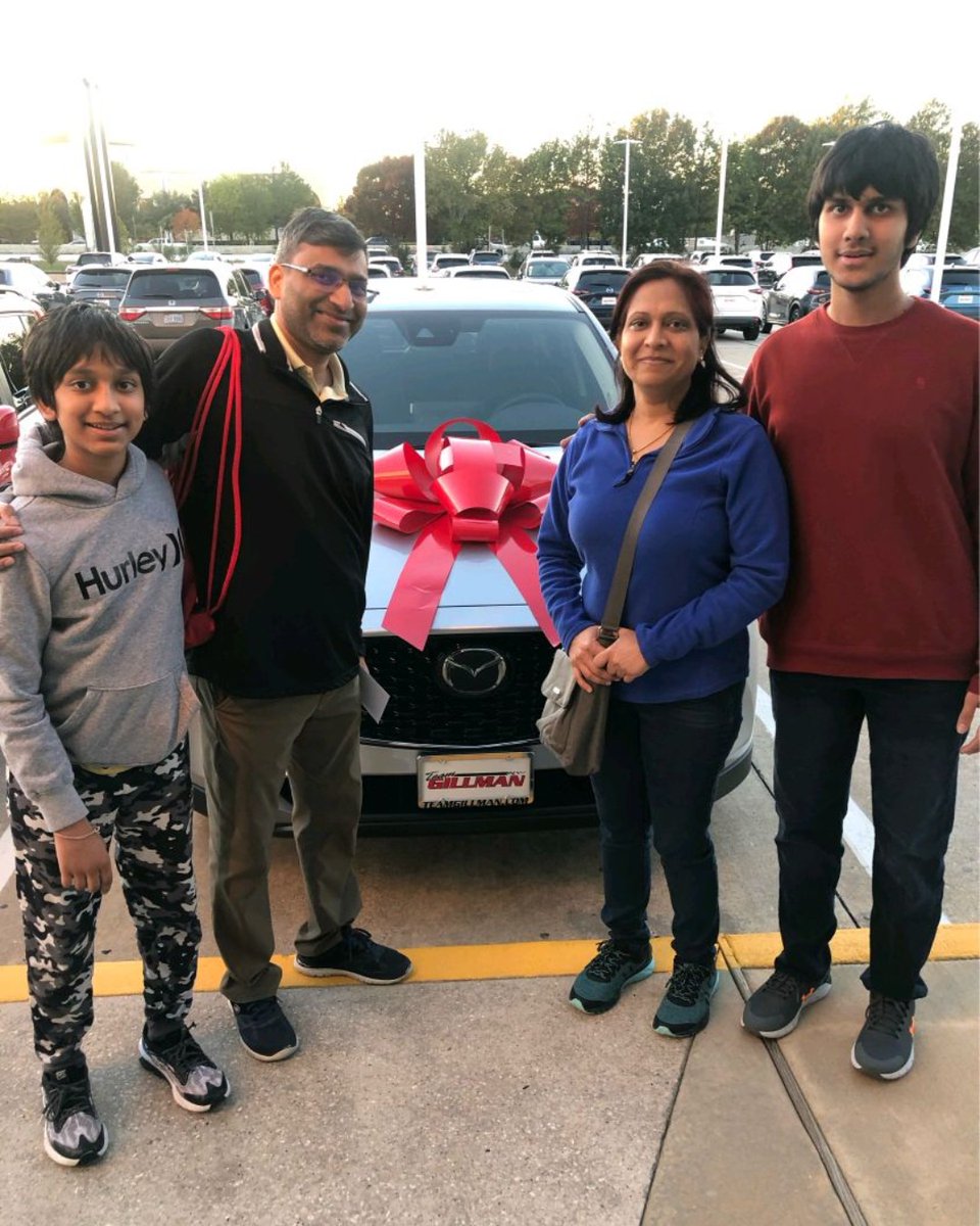 Our goal is to make sure that everyone who visits #TeamGillmanMazda leaves in the vehicle of their dreams! 🙌 ✨

We want to congratulate this family on purchasing their brand-new car! Welcome to the #TeamGillman family y'all! 😃

#Houston #HappyCustomer #NewCar #Mazda