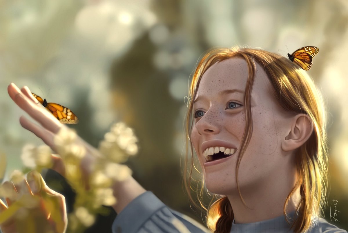 anne with an e 🦋 
referansım-çizimim 🧡