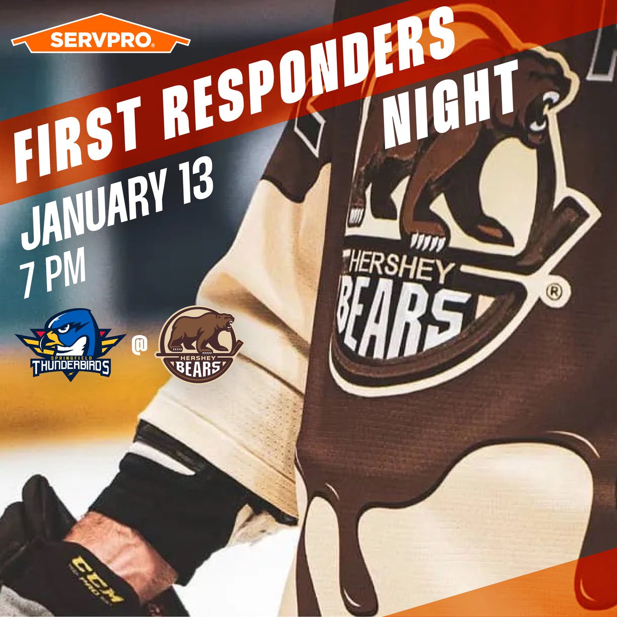 Come join us and support the First Responders Night at the Giant Center tonight!