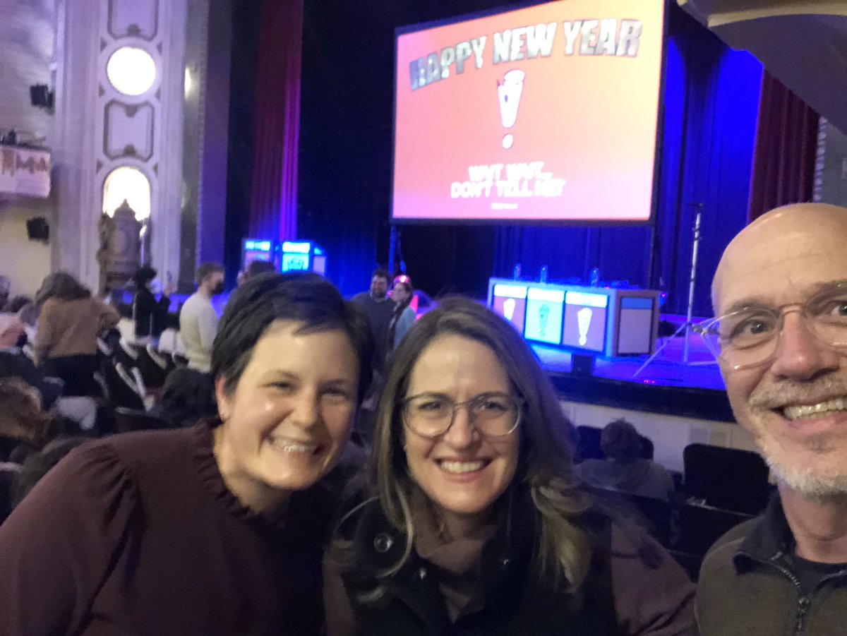 DalePfrimmer's tweet photo. SO much fun last night with @petersagal at @waitwait @NPR @WBEZ Haven’t laughed that hard in long time! #WaitWaitDontTellMe #WWDTM #Chicago #HappyNewYear https://t.co/wFPamptQGJ