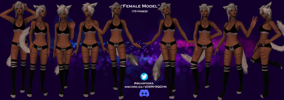 beartasticpants's tweet photo. NEW Pose Packs! 🔥
Male Models & Female Models - Intended for reference sheet making, but totally usable for anything you desire!
Link in the comments! ⤵️
#anaposing ✧ #anamnesis ✧ #Ktisis ✧ #bearposes https://t.co/157IK5sUOp