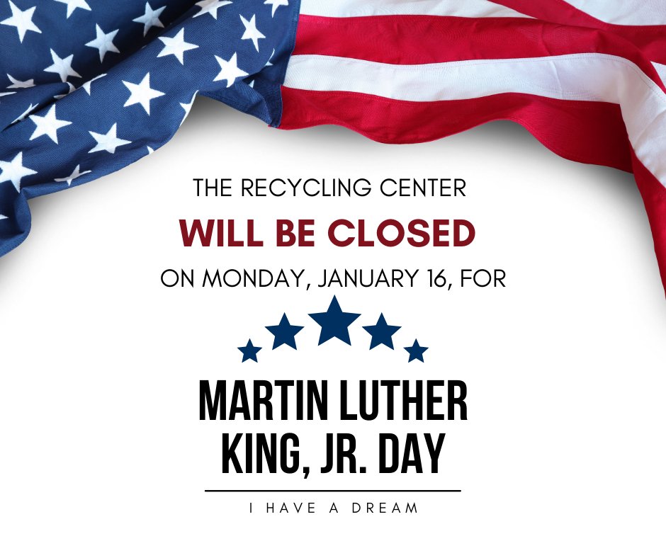 Trailer schedules and commercial pick-ups will be affected. Thanks for your patience.