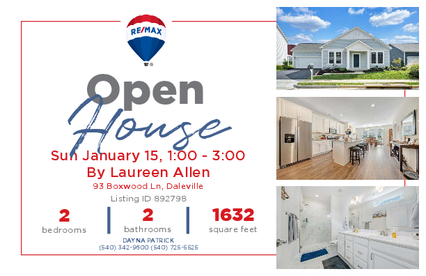 PatrickTeam's tweet image. Open House this Sunday in Daleville Town Center neighborhood!  Walk to Restaurants &amp;amp; YMCA!