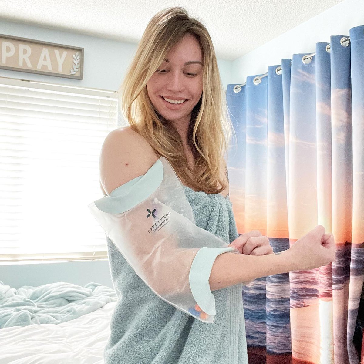 You deserve to feel at ease 💙

Keep water out and your PICC line protected with Care+Wear’s waterproof shower cover 🛁 

careandwear.com/collections/sh…

#careandwear #healthwearthatcares #picc #dialysis #chronicillness #cancersupport #chemo #eds #pots

📸 @healthandhopewarrior