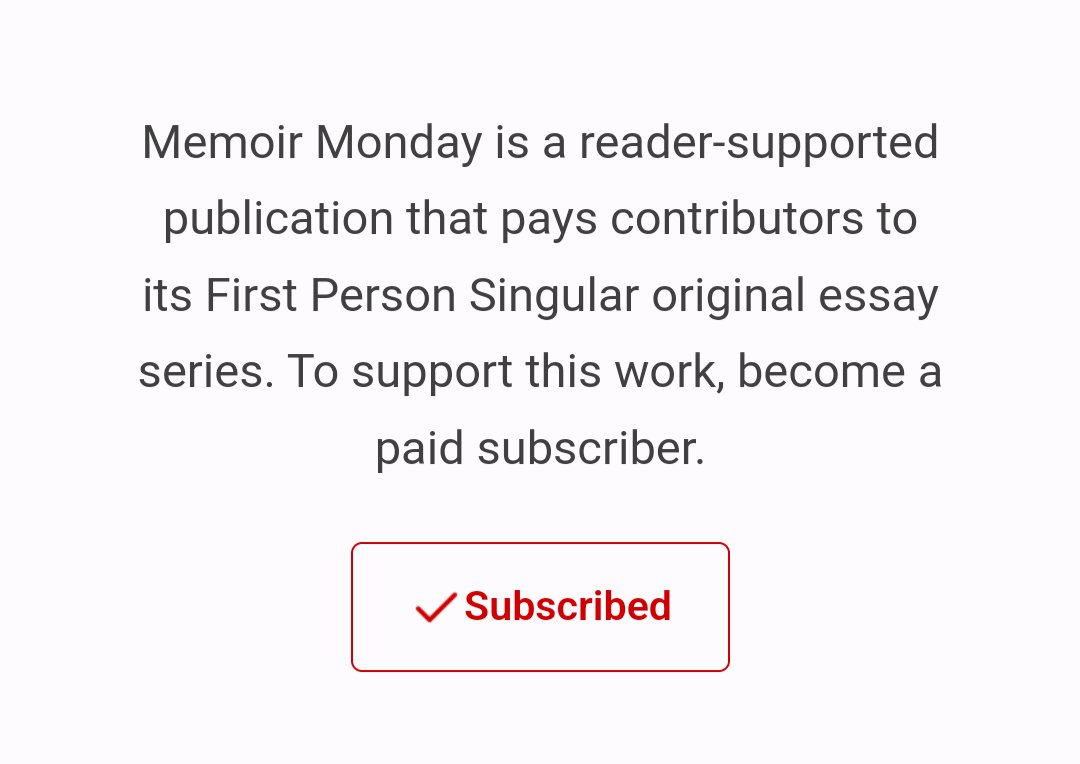 Hands down, one ofy absolute favorite subscriptions.

@MemoirMonday 💚💚💚