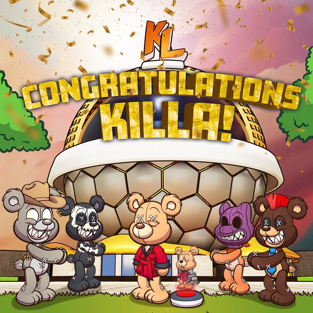 0xCHINOX's tweet photo. Thank you for this wonderful trip @killabearsnft ! 🙃🔥✌️

If you have the chance to get on this killatrain, then join this wonderful journey 🧸

#NFTcollections #killafam #killaverse #killaway #WeLikeTheBears #ETH #storytelling #web3 #killabears #killalab #art #fun https://t.co/UeewbrkAcp