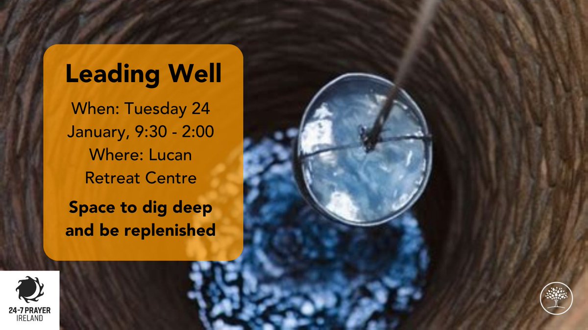innovistadotie's tweet photo. Draw deep, lead well.
Give yourself the chance to pause and reflect on what replenishes you, so that you can dig those well deeper and lead sustainably.
Register now for Leading Well at: https://t.co/hISY6Qiyws
#leadingwell #innovistaireland #247prayerireland #pause #rest https://t.co/hzlW2JmBFh