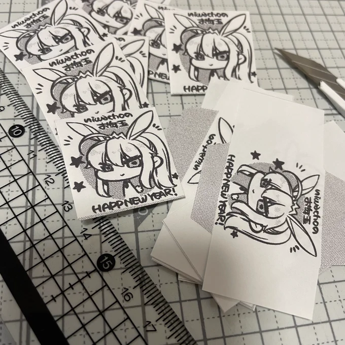 ポチ袋作るのめちゃくちゃ時間かかるなコレ 