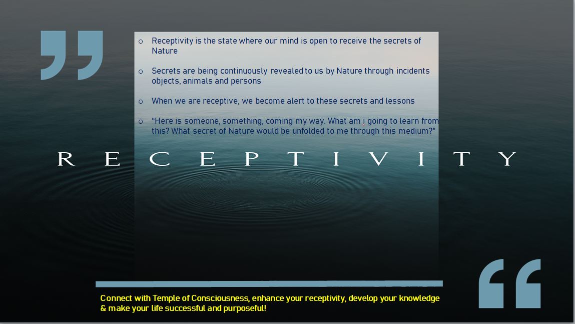 Jagan_Joule's tweet image. #receptivity #mind #secretsofnature #incidents #objects #animals #person #lessons #learn #templeofconsciousness #knowledge #successful #purposeful