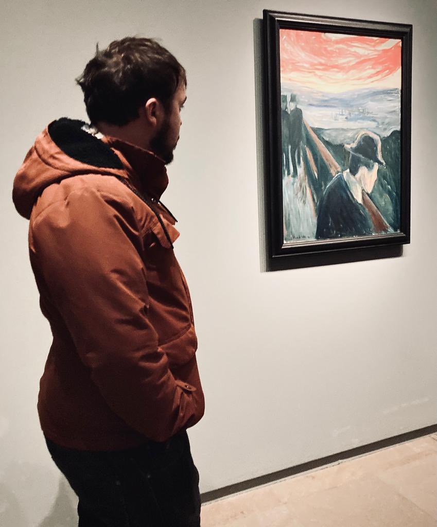 Man meets Munch.
