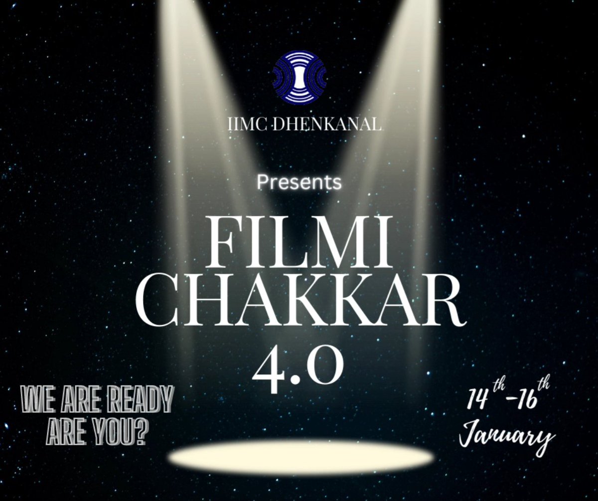 IIMCDKLB's tweet photo. Few hours to go...🎬
#IIMCDKL
#FilmiChakkar https://t.co/VRu8ZccLdL