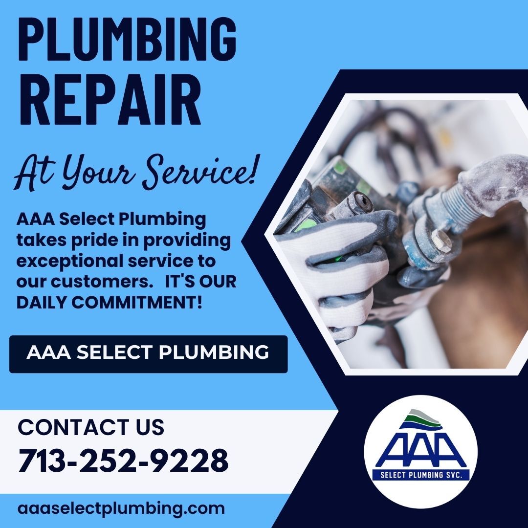 jpselectplumber's tweet photo. AAA Select Plumbing takes pride in providing exceptional service to our customers! Visit our website or call 713-252-9228.

https://t.co/55hVg9nBqe

#plumbingrepairhumble #plumbers #waterheaters #plumbingrepairspringtx #plumbersaldine #plumbersatascocitatx https://t.co/Tqh0TMCZUf