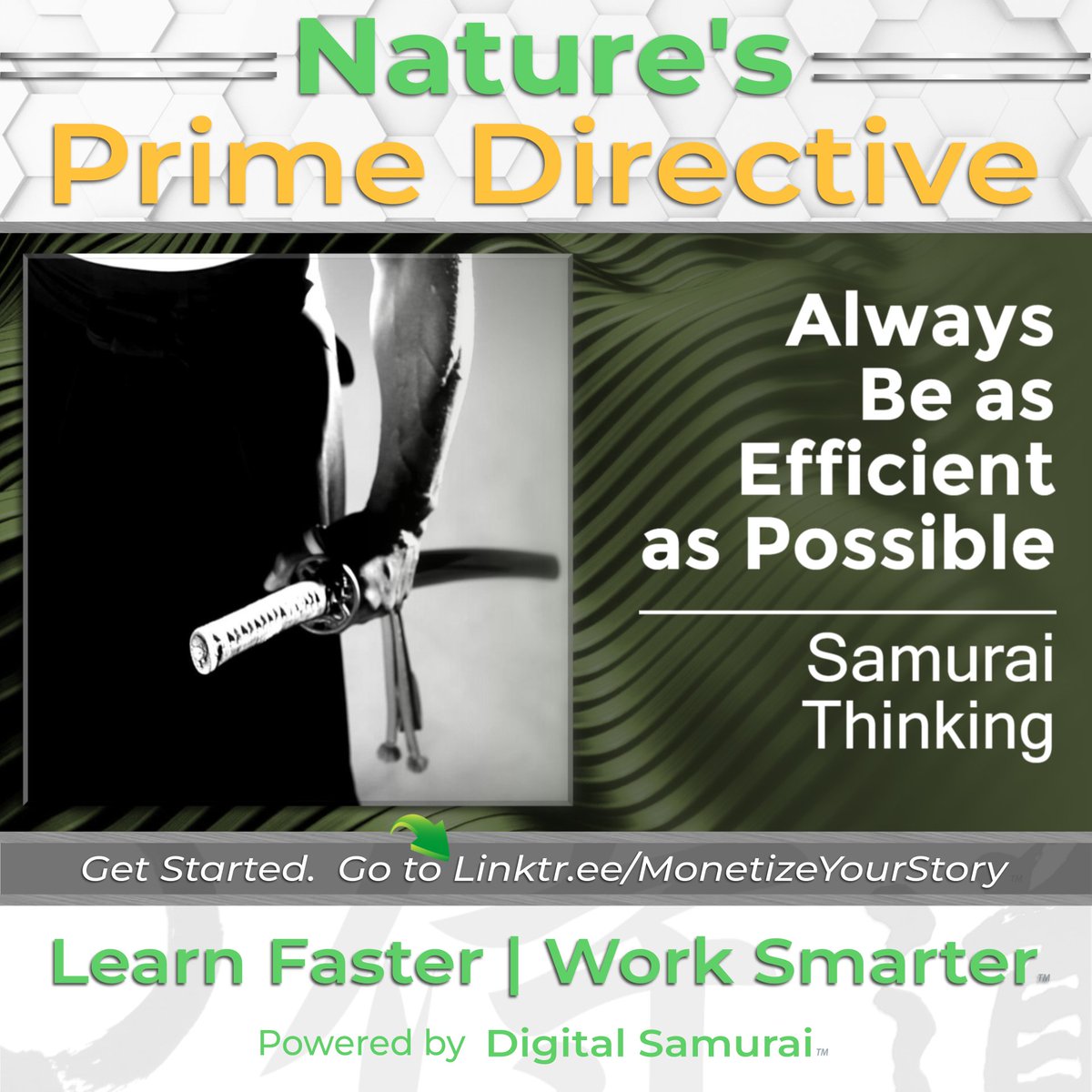 4DigitalSamurai's tweet photo. The language of nature, of evolution, is efficiency and precision. 

Source: https://t.co/8ov0AOxI6n

https://t.co/sa8oRUXhGG
.
#PrimeDirectives #Evolution #Efficiency #Precision
#MonetizeYourStory #MichelleRicketts #DiegoAlcaraz
#KathrynAsaroMayers #TishaHammond https://t.co/OSKNu4C3SF