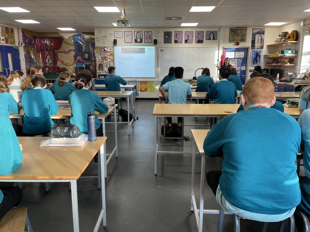 A massive ‘thank you’ to the Royal Geographical Society for coming in today to talk to all of Year 8. <a href="/bscsgeog/">BSCS Geography</a> <a href="/RGS_IBG/">Royal Geographical Society (with IBG)</a>