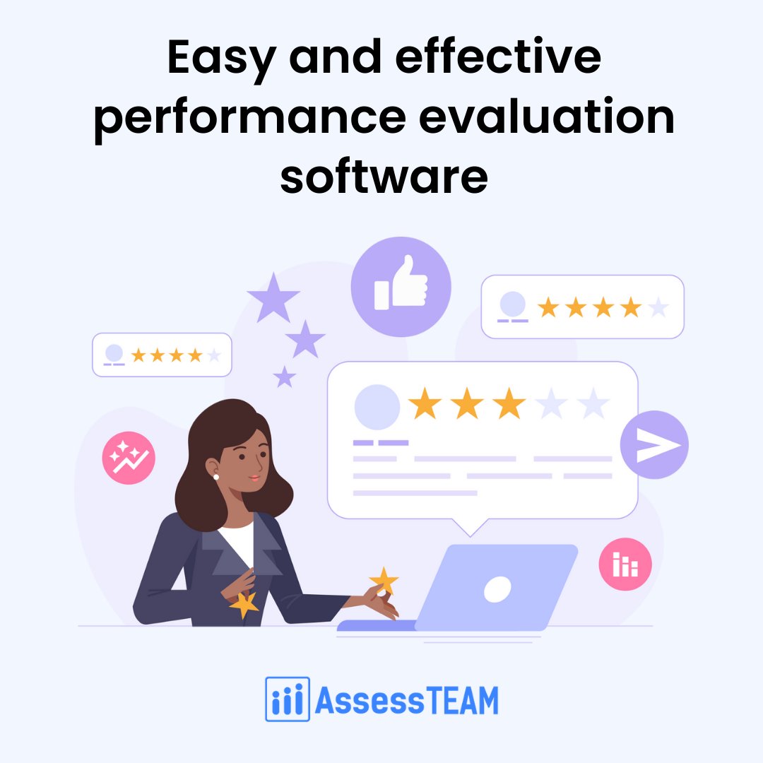 With #AssessTEAM, you can -
✔️ Deliver clarity of job expectations to your #employees.
✔️Use our #mobileapps to make #evaluations easy & fun.
✔️Collate #evaluationdata for long term analysis.
Get a free demo ow.ly/CvjF50MbgI8
#PerformanceManagementSoftware