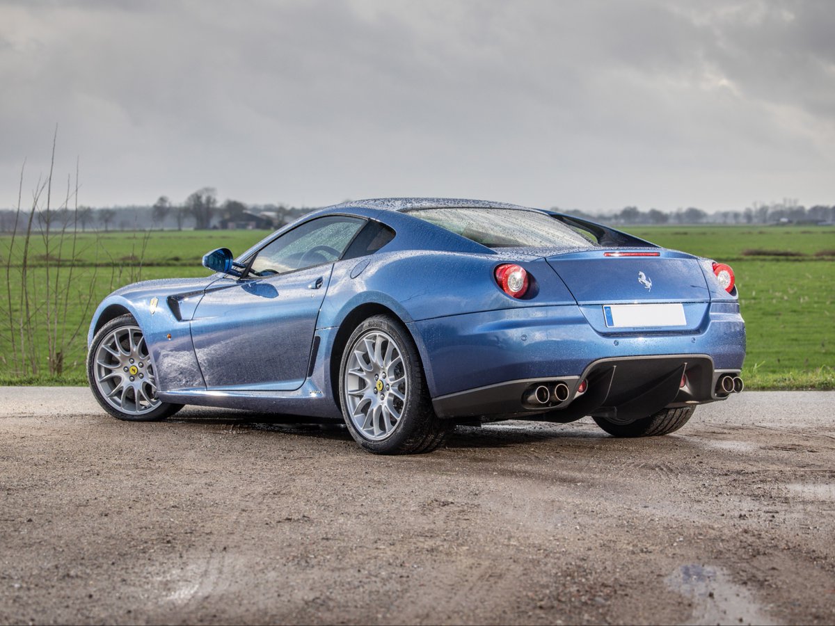 rmsothebys's tweet image. Only 10 @Ferrari 599 GTBs were built for Europe with a manual. This one is set for the auction block at RM Sotheby's Paris. bit.ly/3itkofe