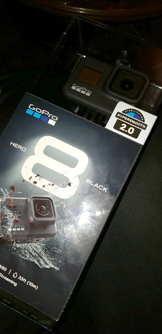 I finally got my GoPro8 🙏🏽 shit bout to get real https://t.co/JlhVqFHyqH