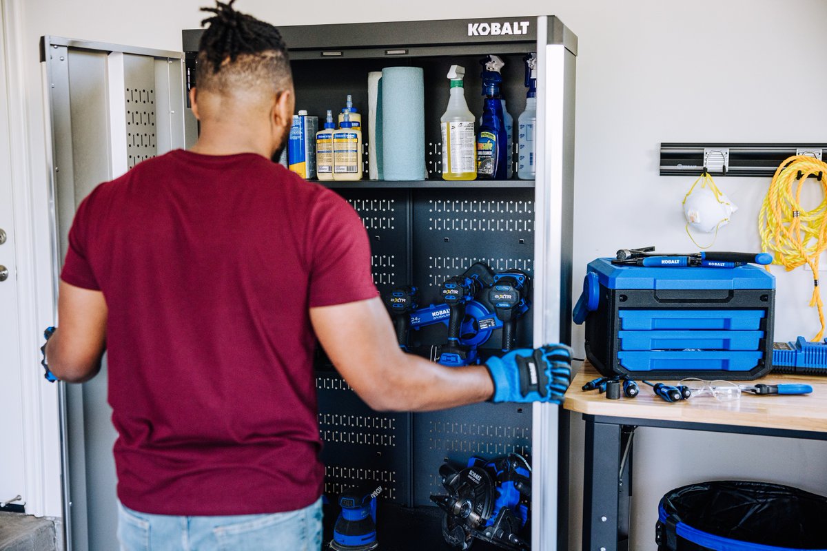 Nothing better than having what you need, where you need it! Get all you need to get organized at Lowes.com #KobaltTools