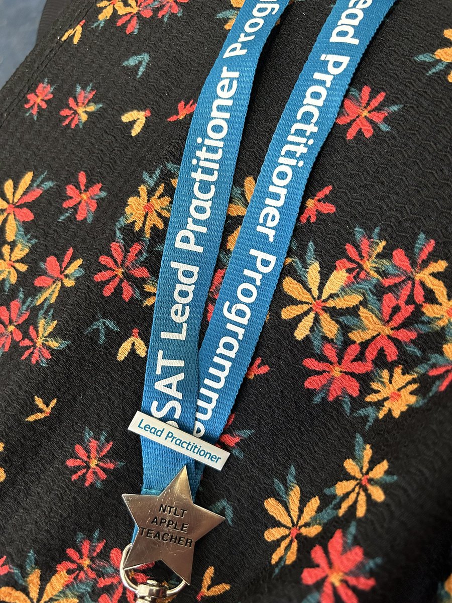 What a wonderful end to the week! I shall wear my new Lanyard and badge with pride #ssat #ssatdigitallead #digitaleadpractitioner #leadpractitioner #computinglead #edutwitter #education @ssat