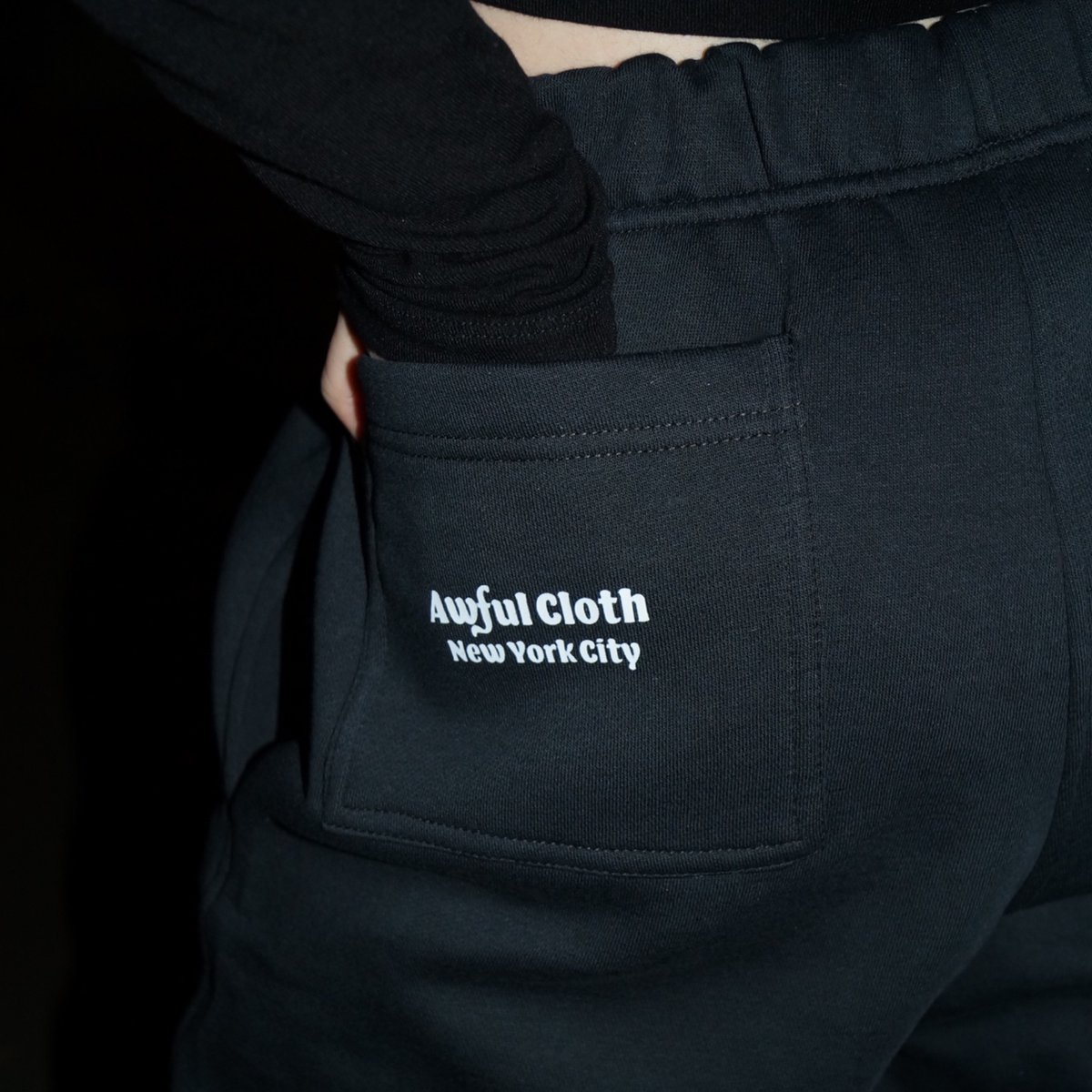 Sweatpants are restocking at 1PM EST today :) 
awfulcloth.com