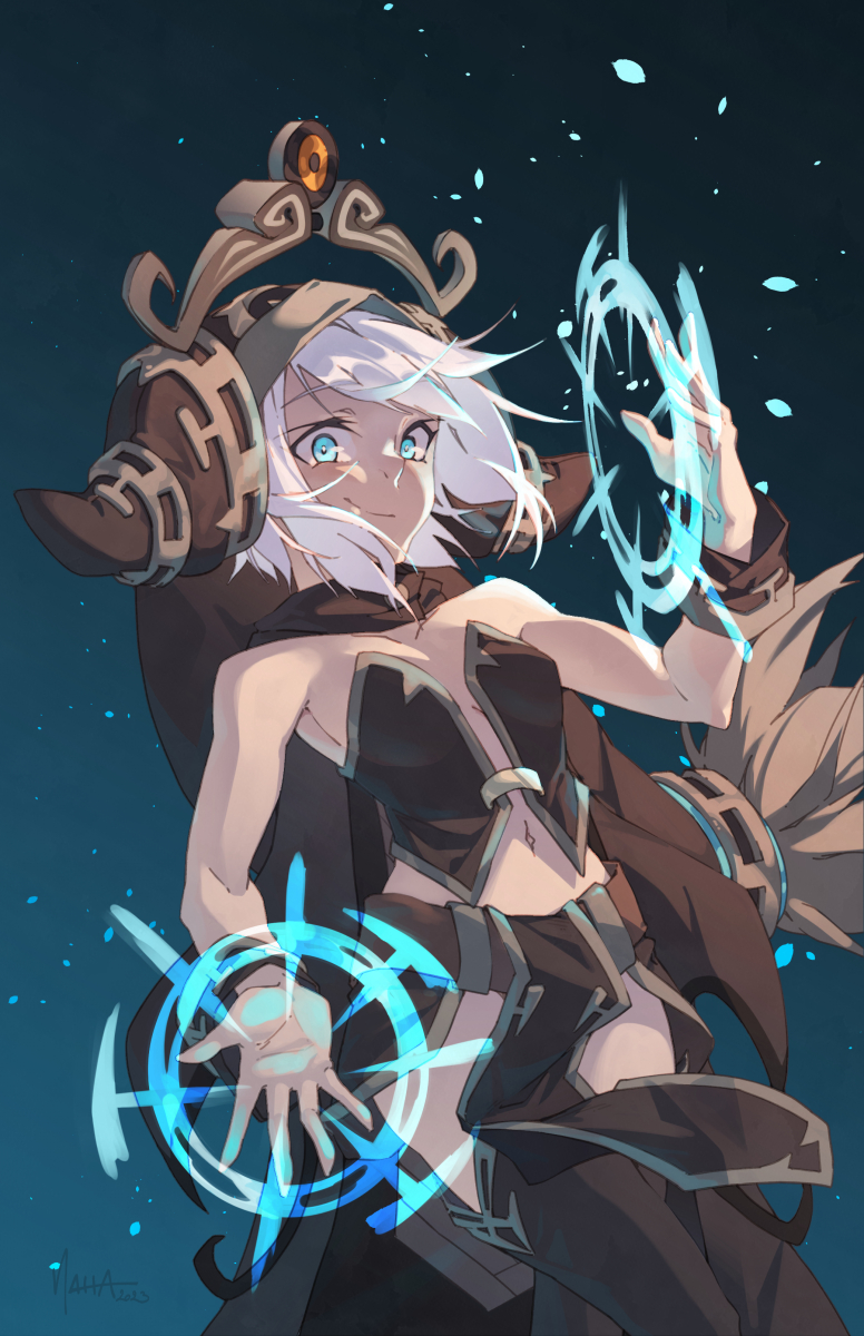 Commission pour <a href="/ilaaaaaaaan/">KC Ilan</a> : son eliatrope en s'inspirant de l'artwork original de la classe