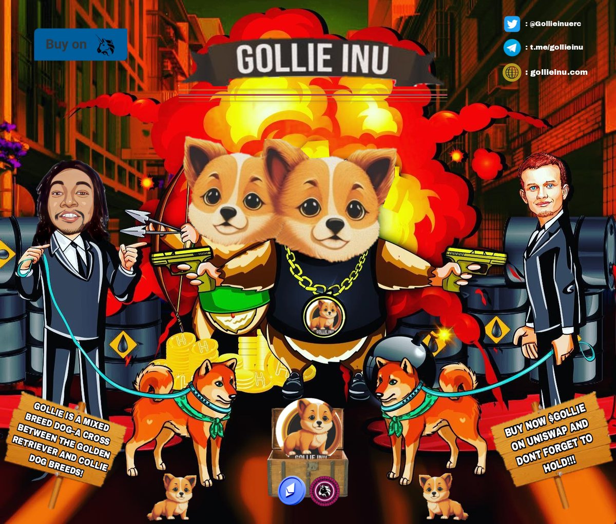 Gollieinuerc's tweet photo. A big congratulations to the winners of our just concluded #meme competition, all participants put in great efforts making this a success and enjoyable but we could only come up with three winners. @DaffaraPutera @FariGem @Ulul_Crypt0 are our winners.
$GOLLIE #Gollie #GollieInu https://t.co/EZpYQxP69t