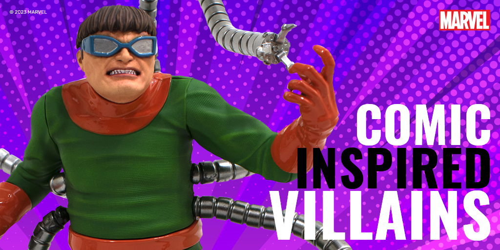 CollectDST's tweet photo. Something sinister this way comes! Shop all your favorite Spider-Man comic inspired Villains for a wicked display in the new year! https://t.co/pJUFb5MwDa
#DiamondSelectToys #Marvel #Comics #Villain #CollectDST #PVCGallery #AnimatedStyleStatues #L3D #Legendsin3D https://t.co/jsXezBU9Ns