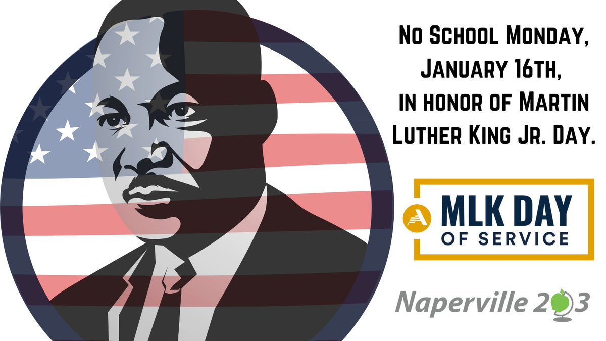 No school on Monday, Jan. 16th, in honor of Martin Luther King Jr. Day. Seek out volunteer service opportunities within our community. "Life's most persistent and urgent question is, 'What are you doing for others?'" Dr. Martin Luther King Jr.  #MLKDayOfService #PartnersInGrowth