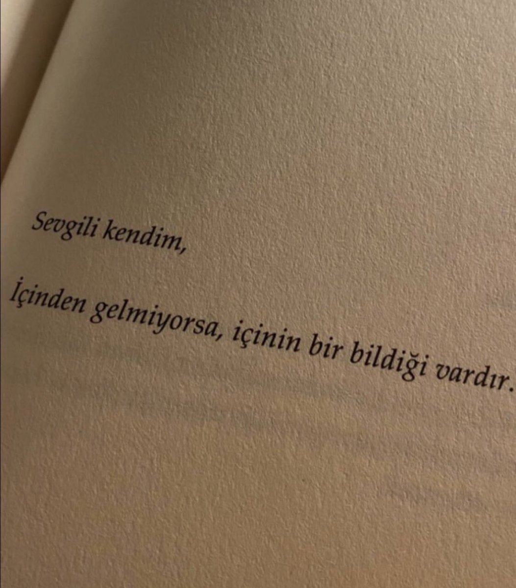 Hisler kanıt istemez. “İçinden gelmiyorsa içinin bir bildiği vardır.” ☯️