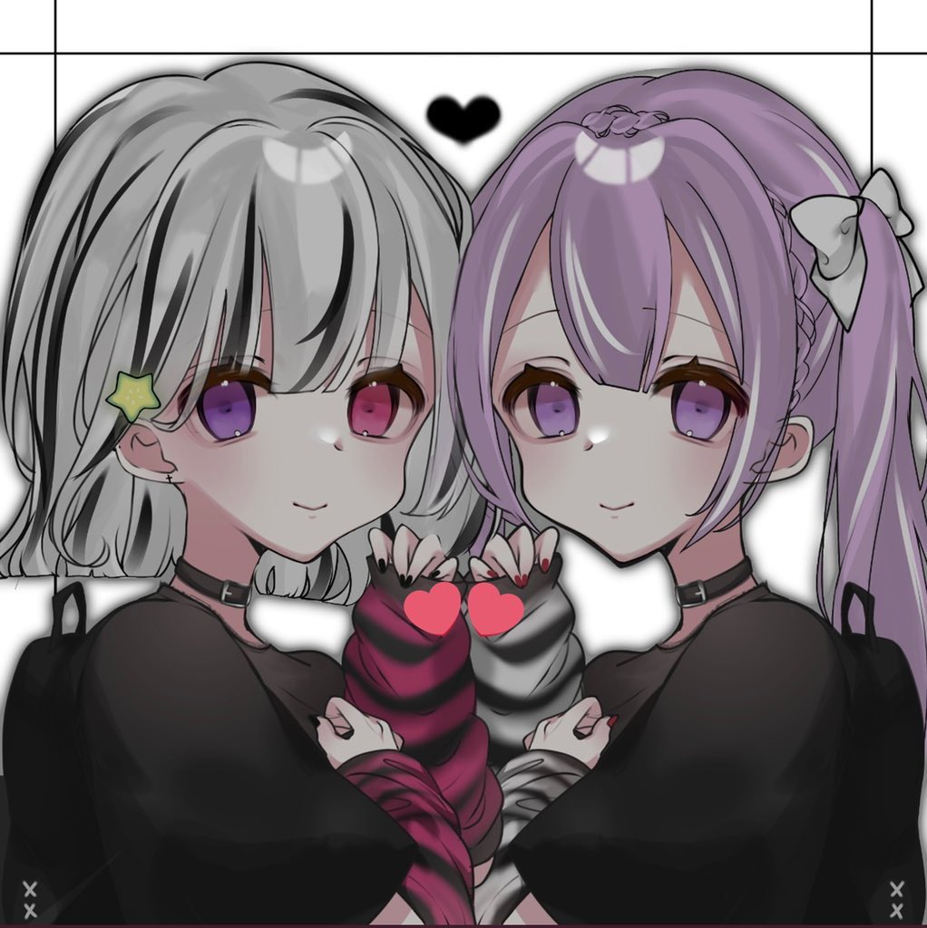 ろあちゃんとのペア画
めちゃめちゃにかわいいo̴̶̷̤  ̫ o̴̶̷̤

ゆぽさんのイラスト最強です🫶🏻

@Ro_aux_ 
#ゆぽ美術館