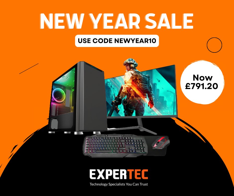ExpertecUK's tweet image. Calling all #AMDRyzen lovers 📢

A reminder that our #NewYearSale is still in full swing, so make the most of this 10% OFF deal whilst you still can! 

Shop this Ryzen 5 #GamingPC bundle here: expertec.co.uk/gaming-pc-s/ry…

#Gaming #GamingSale #Ryzen #Sale