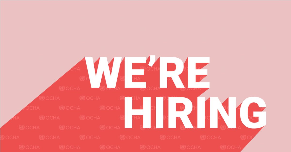 OCHA_Jobs's tweet photo. 📣 #OCHA is #hiring #Information #Management  #officer in #Maputo #Mozambique @UNOCHA_ROSEA
 @MozambiqueOcha #ApplyNow
➡https://t.co/uAEvMTMmTq
🗓️ 20Jan23 
#UnitedNations #Job #unjobs #humanitarian #Careers #informationtechnology #webmanagement #data  #GIS #DataVisualization https://t.co/tJIARpdaOu