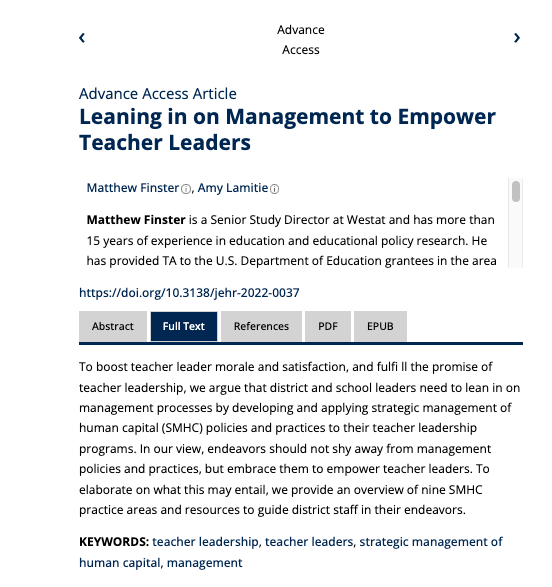 Open Access Article from JEHR, check it out - utpjournals.press/doi/full/10.31…