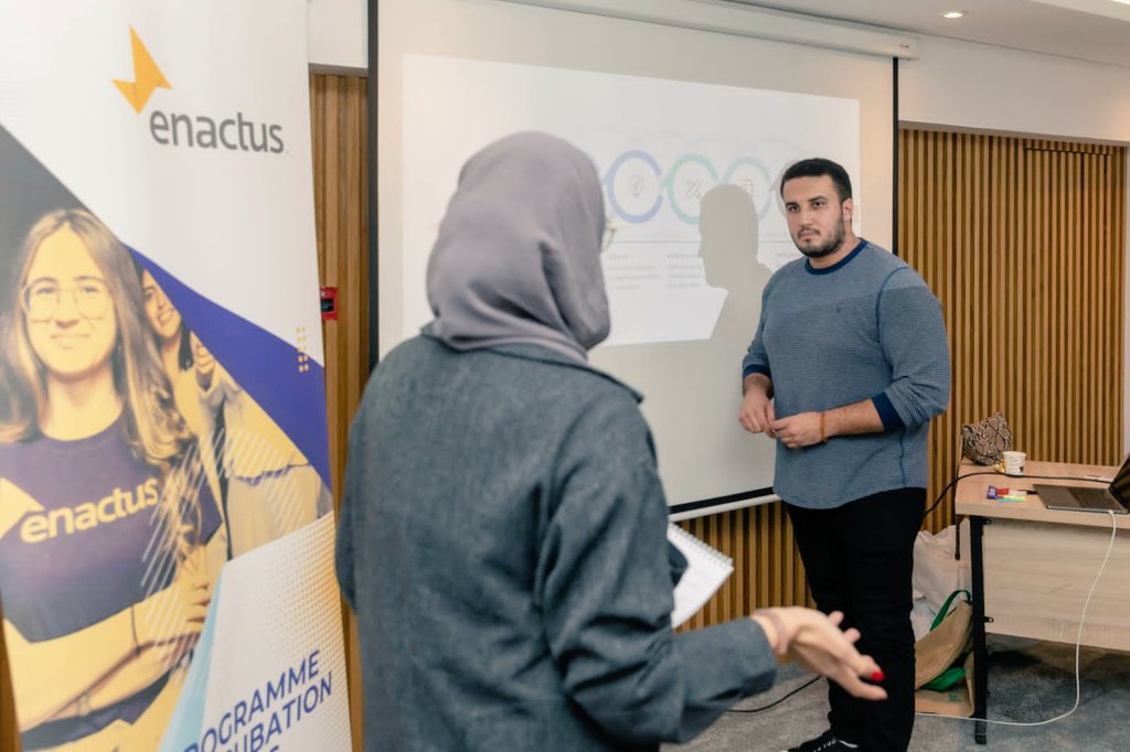 Lancement avec @enactus de l’incubation des projets innovants d’entreprenariat social des jeunes leaders du Forum d’Essaouira de juin 2022.