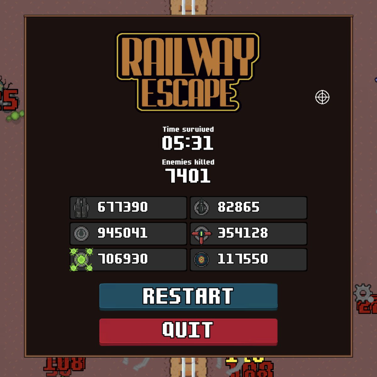 wolverineisland's tweet image. So, what is your best time survived in Railway Escape? Yours truly just managed to survive for 5 minutes and 31 seconds. Can you beat it? Download here: linktr.ee/railwayescape  #railwayescape #indiedev #indiegame #gamedev