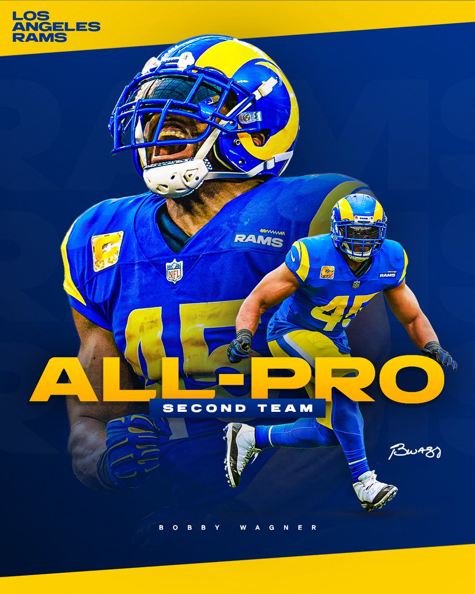 RamsNFL's tweet photo. Year 11. Still elite.

Congratulations to @Bwagz on being named Second Team AP All-Pro! 👏 https://t.co/vzNMxCGTui