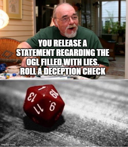 <a href="/Wizards_DnD/">Dungeons & Dragons</a> #OpenDnD #OGL #DnDBegone