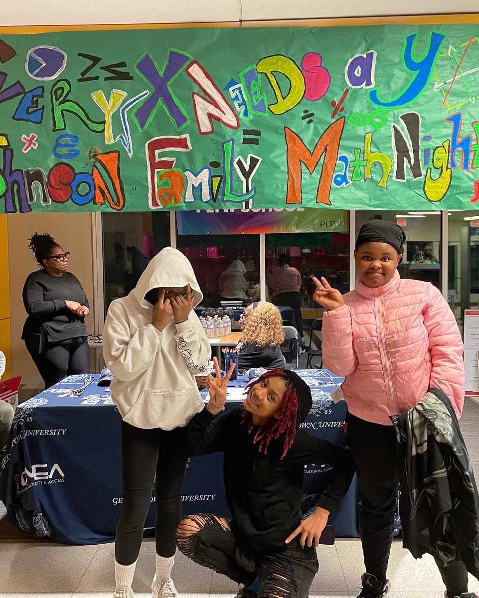 JohnsonMiddleDC's tweet image. Johnson was buzzing! Thank @DCPSconnected manager, Ms. H for coordinating a fantastic Family Math Night yesterday evening. Students and families had a wonderful time. Multiplication tic-tac-toe was a hit! #futureready @dcpublicschools @pantherguardian