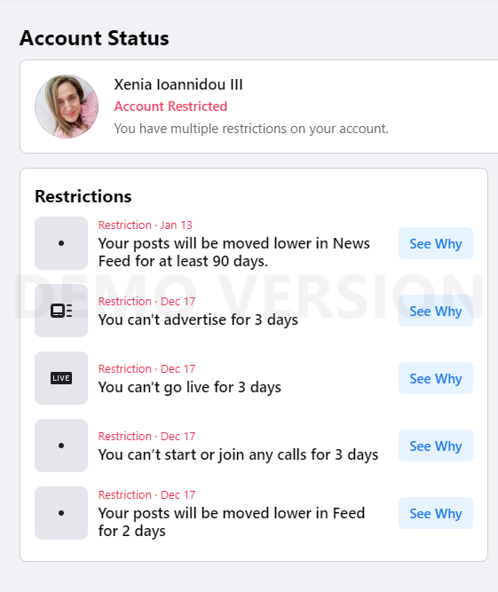 xeniaioa's tweet photo. In the meantime in the META world... fact-checkers are still working overtime
#FreeMeta #FacebookJail https://t.co/8XflgnZK84