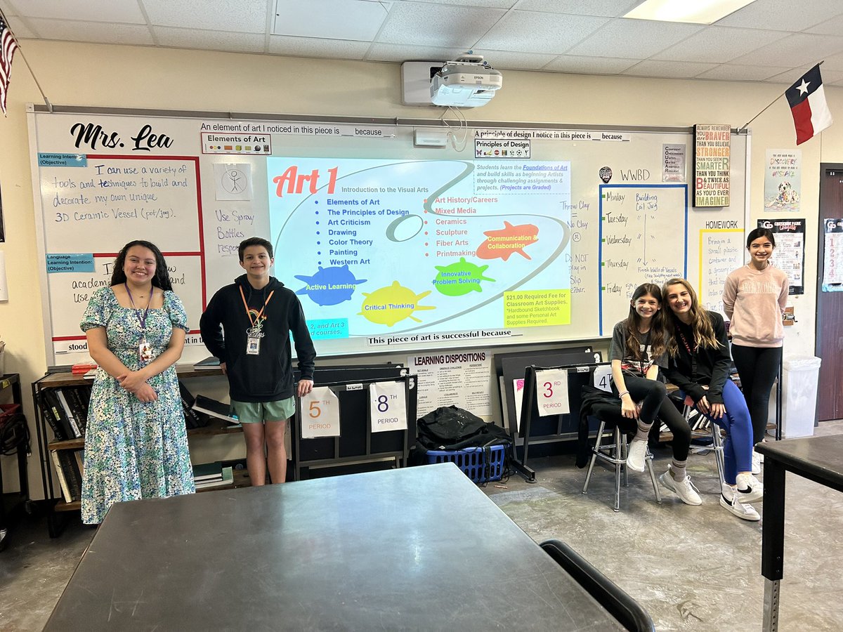 CPJH_Art's tweet photo. @CPJH_Art 1,2, &amp; 3 &amp; NJAHS did a fabulous job presenting to our incoming 5th graders today! 🎨@TISDCPJHS #KnowYourImpact @FineArtsTomball https://t.co/eIZKBVDmRe