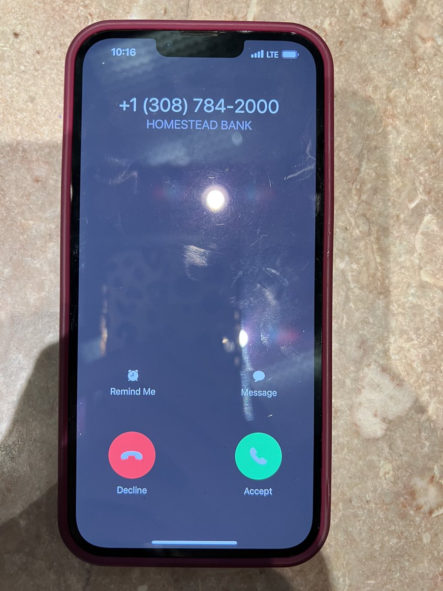 Homestead_Bank's tweet photo. DO NOT accept text messages or phone calls from the Homestead Bank Fraud Department. The number will come from 308-784-2000 and appear to be from Homestead Bank, but this is actual FRAUD. We would not call your cell phone nor text you for account information. https://t.co/4DO6yu0Nyt
